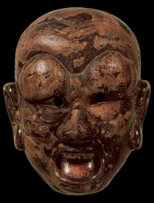 Bugaku mask type "haremen" - 12th century