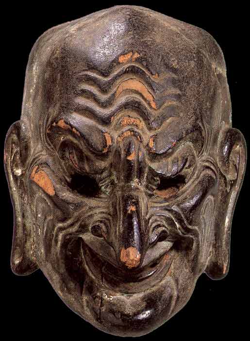 Gigaku mask type "suikoju"-8th century